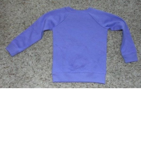 *Sweatshirt sz 4 Jumping Beans Purple "BE TRUE TO YOU" Long Sleeve Crew Girls - Picture 2 of 3